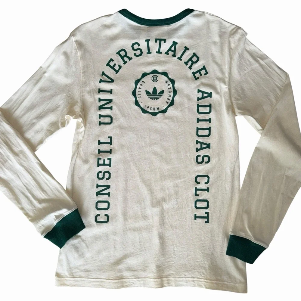 ADIDAS x CLOT by Edison Chen Longsleeve S•Streetwear Collab Blokecore Unisex EUC